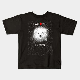 Doggy love furever. Kids T-Shirt